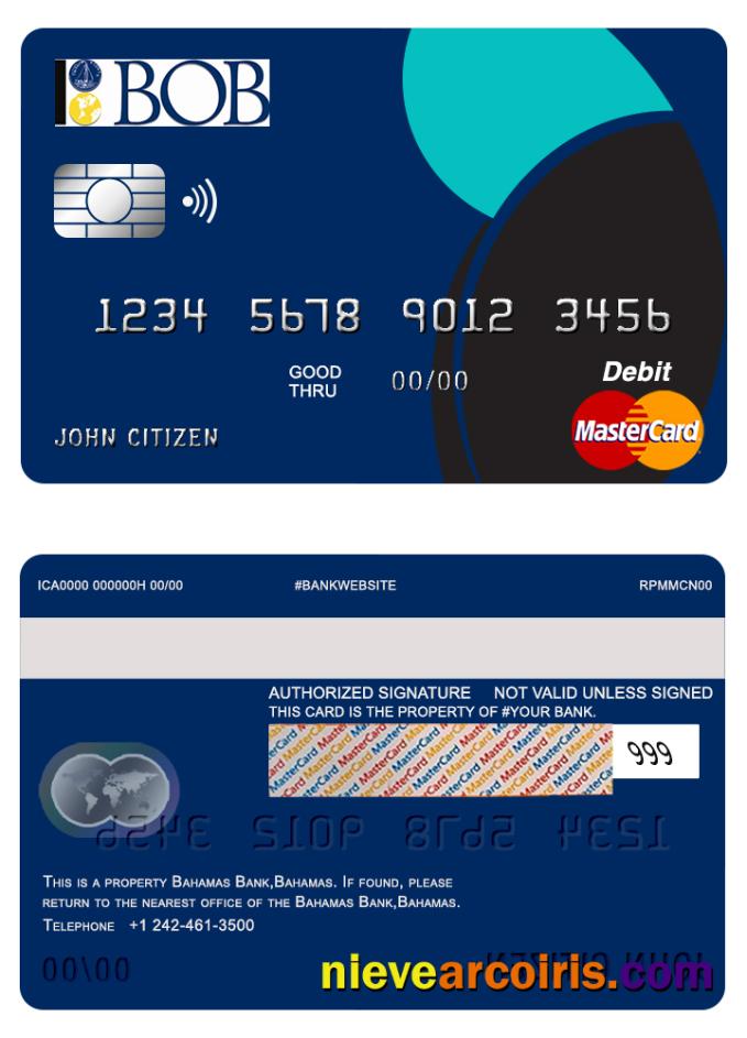 bahamas bank of the bahamas master card